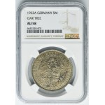 Germany, Weimar Republic, 5 Mark Berlin 1932 A - Oak - NGC AU58