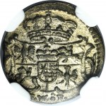 Augustus III of Poland, Heller Dresden 1749 FWôF - NGC MS65 - RARE