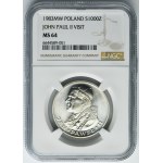 1.000 złotych 1983 Jan Paweł II - NGC MS64