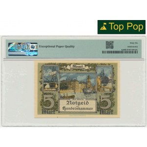 Memel (Klaipeda), 5 Mark 1922 - PMG 66 EPQ