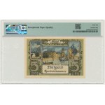 Memel (Klaipeda), 5 Mark 1922 - PMG 66 EPQ