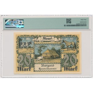 Memel (Klaipeda), 20 Mark 1922 - PMG 64