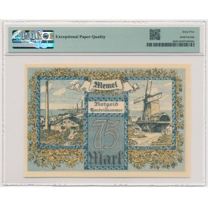 Memel (Klaipeda), 75 Mark 1922 - PMG 65 EPQ