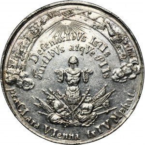 Austria, Leopold I, Medal of defeat of the Ottoman siege of Vienna 1683 - VERY RARE