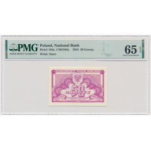 50 pennies 1944 - PMG 65 EPQ