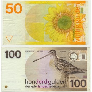 Netherlands, set 50-100 Gulden 1977-82 (2 pcs.)