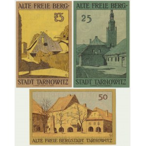 Silesia, Tarnowitz, 25-70 pfennig 1921 (3 pcs.)