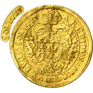 Silesia, Habsburg rule, Karl VI, Ducat Breslau 1713 - EXTREMELY RARE, ex. Goppl/Dr Plum/Holler