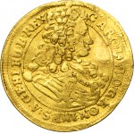 Silesia, Habsburg rule, Karl VI, Ducat Breslau 1713 - EXTREMELY RARE, ex. Goppl/Dr Plum/Holler