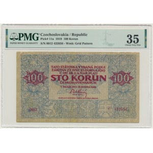 Czechoslovakia, 100 Korun 1919 - PMG 35 - OLD FORGERY