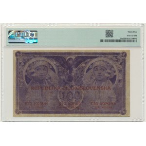 Czechoslovakia, 100 Korun 1919 - PMG 35 - OLD FORGERY