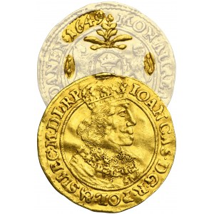 John II Casimir, Ducat Danzig 1649 GR - RARE