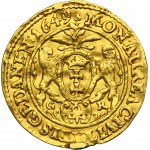 John II Casimir, Ducat Danzig 1649 GR - RARE