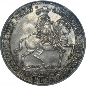 Germany, Braunschweig-Wolfenbuttel, August the Younger, 4 Thalers Zellerfeld 1655 HS - NGC AU DETAILS - VERY RARE