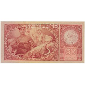 Czechoslovakia, 50 Korun 1929 - SPECIMEN
