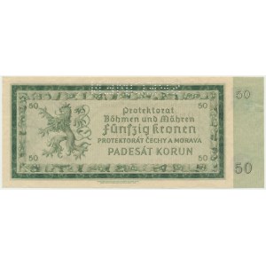 Bohemia & Moravia, 50 Korun 1940 - SPECIMEN