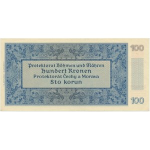 Bohemia & Moravia, 100 Korun 1940 - II issue