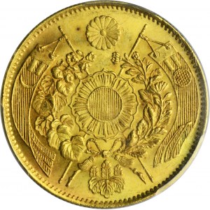 Japan, Meiji, 10 Yen Osaka 1871 (M4) - PCGS MS64 - RARE
