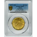 Japan, Meiji, 10 Yen Osaka 1871 (M4) - PCGS MS64 - RARE