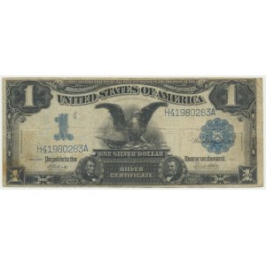 USA, Silver Certificate, 1 Dollars 1899 - Elliot & White -