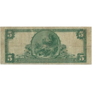 USA, Blue Seal, 5 Dollars 1902 - Lyons & Treat -