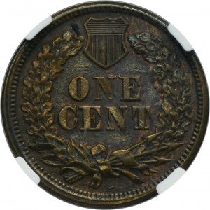 USA, 1 Cent 1865 - NGC AU55 BN