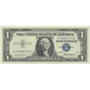 USA, Silver Certificate, 1 Dollar 1957 - Priest & Anderson -