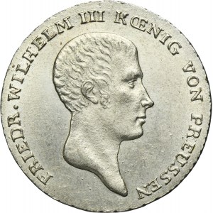 Silesia, Prussian rule, Friedrich Wilhelm III, 1/6 Thaler Breslau 1816 B