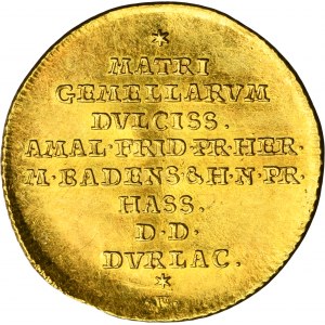 Germany, Baden-Durlach, Karl Friedrich, Ducat Durlach 1776 H
