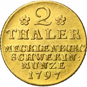 Germany, Mecklenburg-Schwerin, Friedrich Franz I, 2 Thaler Schwerin 1797 - RARE