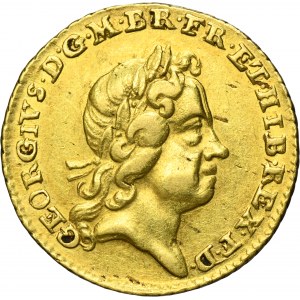 Great Britain, George I, 1/4 Guinea 1718