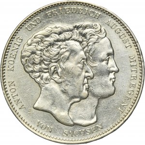 Germany, Saxony, Anton, Thaler Dresden 1831 S - Saxony Constitution