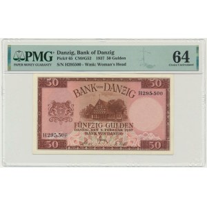 Danzig, 50 Gulden 1937 - H - PMG 64