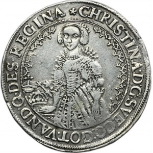 Pomoransko, švédska vláda, Krystyna, Thaler Szczecin 1641