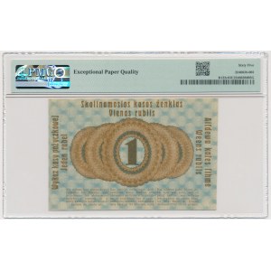 Posen, 1 Ruble 1916 - short clause (P3d) - PMG 65 EPQ