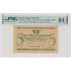 5 marek 1919 - IU - PMG 64 EPQ