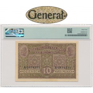 10 marek 1916 - Generał - biletów - PMG 64 - BERLIN III - BARDZO RZADKIE