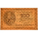 100 marek 1919 - Ser.AJ - PMG 63 - numerator czerwony - OKAZOWY