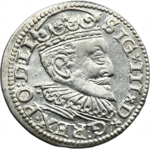 Sigismund III Vasa, 3 Groschen Riga 1595 - LI