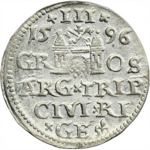Sigismond III Vasa, Troïka Riga 1596 - LI