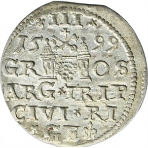Žigmund III Vasa, Trojka Riga 1599 - LI
