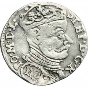 Stephen Bathory, 3 Groschen Vilnius 1580