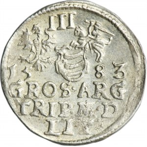 Stephen Bathory, 3 Groschen Vilnius 1583