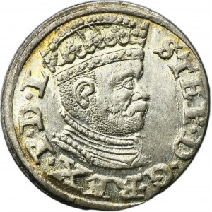 Stephen Bathory, 3 Groschen Riga 1586