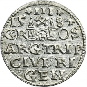Stephen Bathory, 3 Groschen Riga 1584