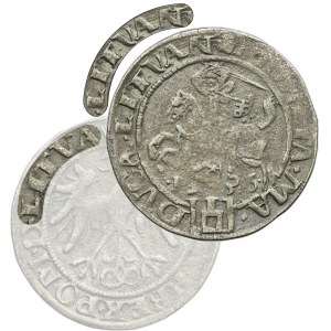 Sigismund I the Old, Groschen Vilnius 1536 - LITVAN/LITVA, letter F - February - RARE