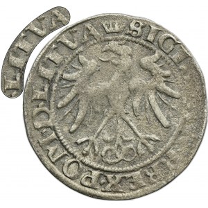 Sigismund I the Old, Groschen Vilnius 1536 - LITVAN/LITVA, letter F - February - RARE