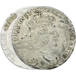 Augustus III of Poland, 8 Groschen Leipzig 1762 - EXTREMELY RARE