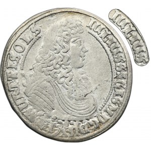 Silesia, Duchy of Juliusburg, Julius Sigismund, 6 Kreuzer Oels 1680 - VERY RARE