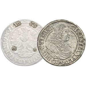 Silesia, Duchy of Oels, Christian Ulrich I, 3 Kreuzer Bernstadt 1678 FCV - VERY RARE